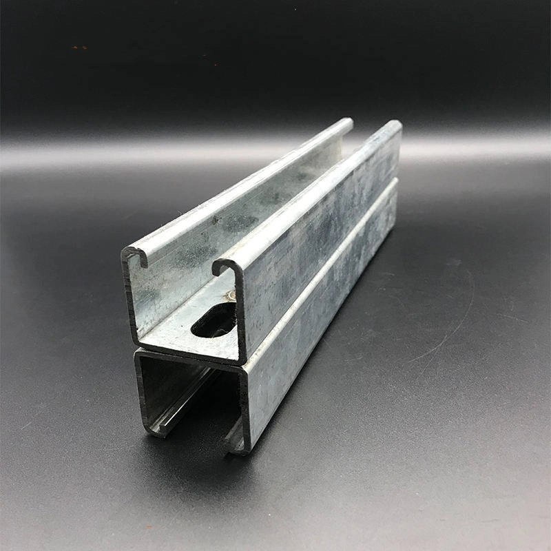 High Quality 201 202 304 304L Steel Profiles Perforated Stainless Steel Channels Price C-Channel C Section Purlins Cold Rolled Galvanized C Channel Steel