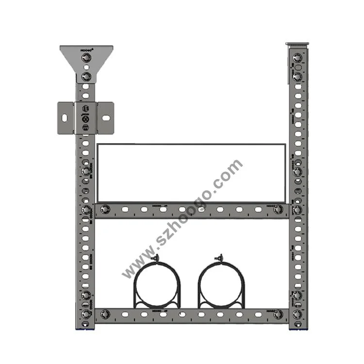 U Shape Punched Strut Channel Steel Galvanized Channel Bar