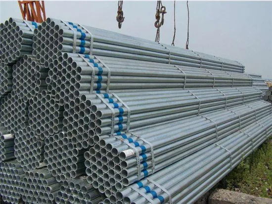 Tubo de acero galvanizado Q235B /S235jr Tubo de acero galvanizado en caliente/Procesamiento de galvanizado/Procesamiento de cromado