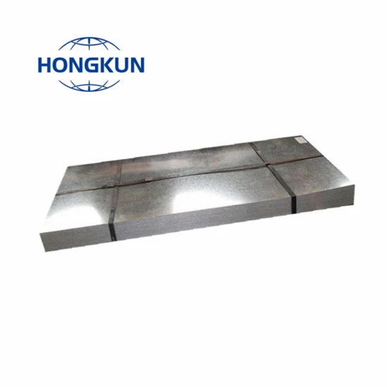 Hoja de acero galvanizada por inmersión en caliente de 275G/M2 con recubrimiento de zinc de 0,4 mm de espesor SGCC G90 en stock