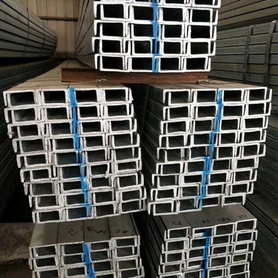 160*50 100*50, etc., perfil galvanizado en caliente S355jr, tipo C, acero de canal de construcción